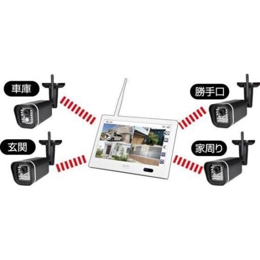 ELPA CMS-H1001 ワイヤレスカメラセット 【公式通販】