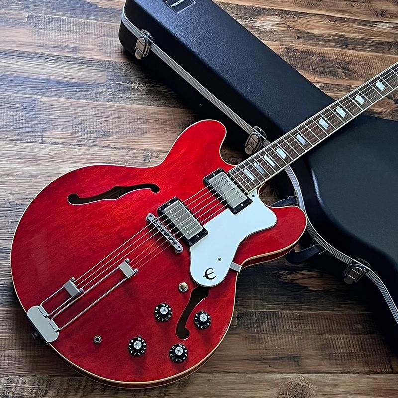 ヴィンテージ］Epiphone / 1982年製 Riviera Cherry Red 