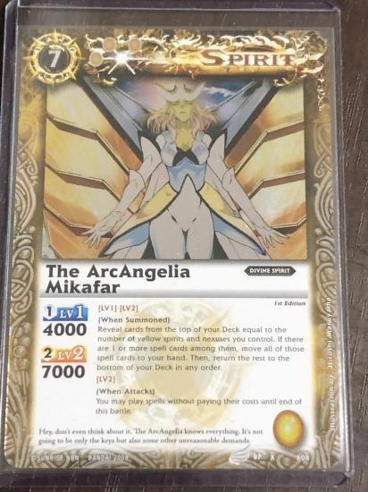 バトルスピリッツ 大天使ミカファールレリーフ BS02-X08 バトスピ