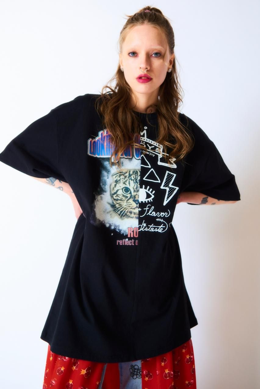 LiSA ROY reflect overjoy ドッキングリメイクTシャツ②