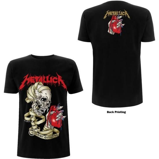 バンドTシャツ 通販 メタリカ METALLICA Tシャツ, HEART EXPLOSIVE
