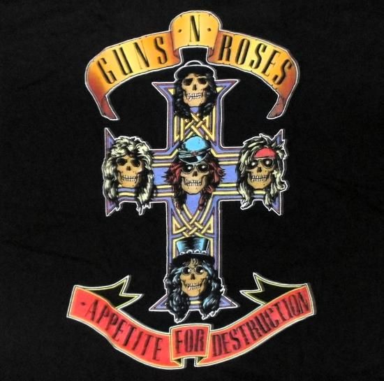 バンドTシャツ 通販 ガガンズ アンド ローゼス Tシャツ Guns N' Roses