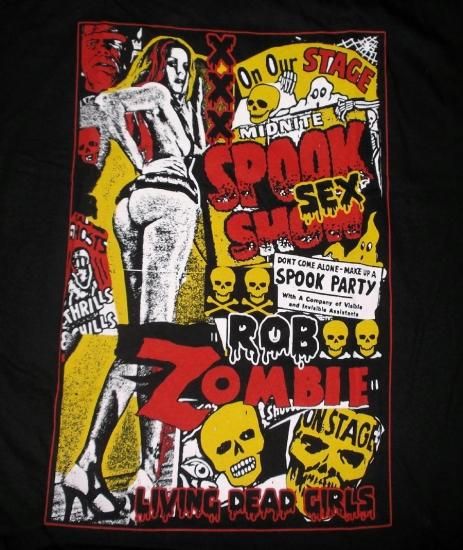 ロブ ゾンビ Tシャツ Rob Zombie スラッシュ メタル バンドTシャツ