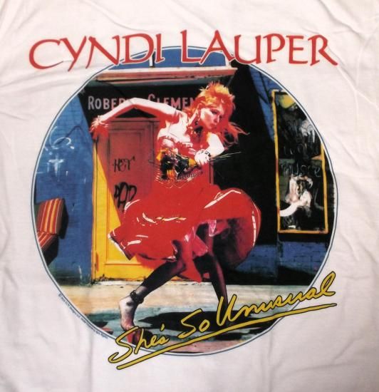 ロックTシャツ,通販 シンディ ローパー Tシャツ CYNDI LAUPER SHES SO