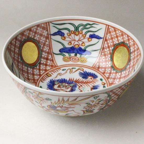 加藤渓山 牙黄磁 華鳥彫刻 鉢 共箱 菓子鉢 茶道具 【k3223】 加藤