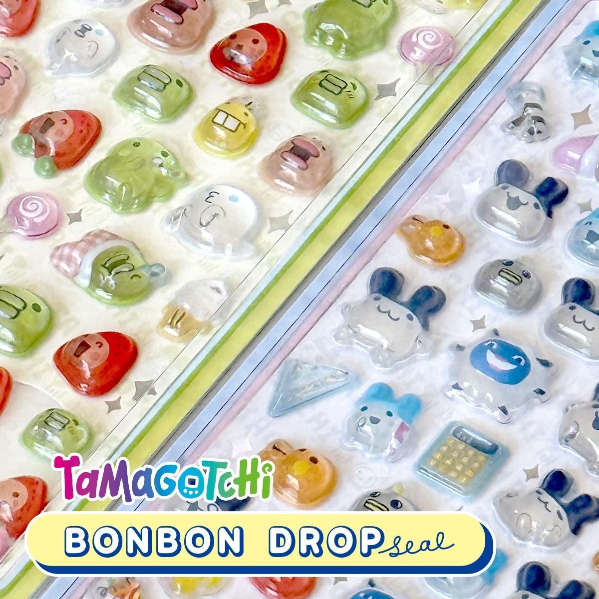 国内正規品]たまごっち ボンボンドロップシール 全4種 コンプリート