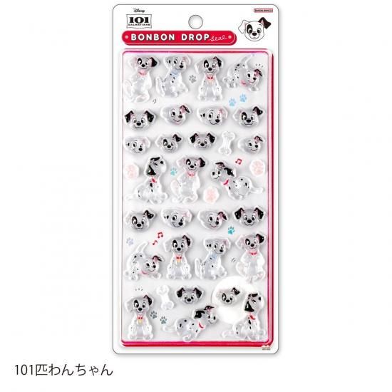 ネコポス対応】ディズニー・ボンボンドロップシール 101匹わんちゃん