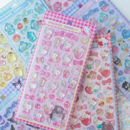 ボンボンドロップシール サンリオ 第二弾 ハンギョドン はぴだんぶい