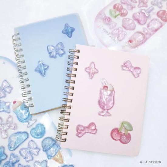 ネコポス対応】クリアジェムステッカー - クーリア・オンラインストア