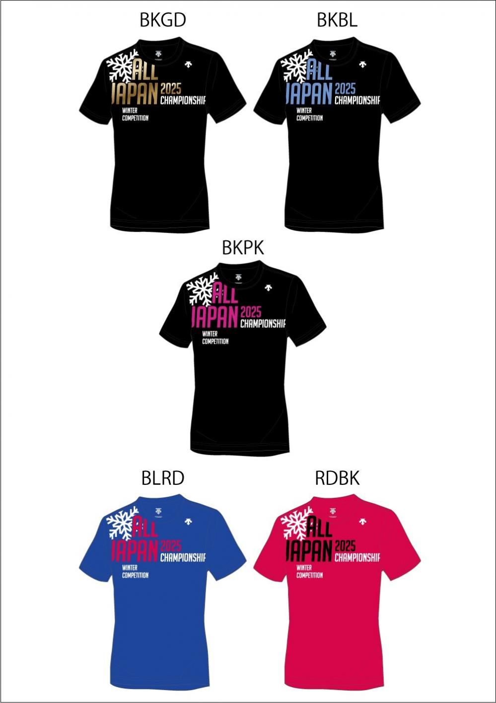 デサント インターハイ Tシャツ ALL JAPAN 陸上 バレーボール