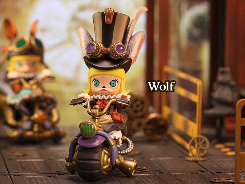 MOLLY スチームパンク アニマル バイク シリーズフィギュアポップマート