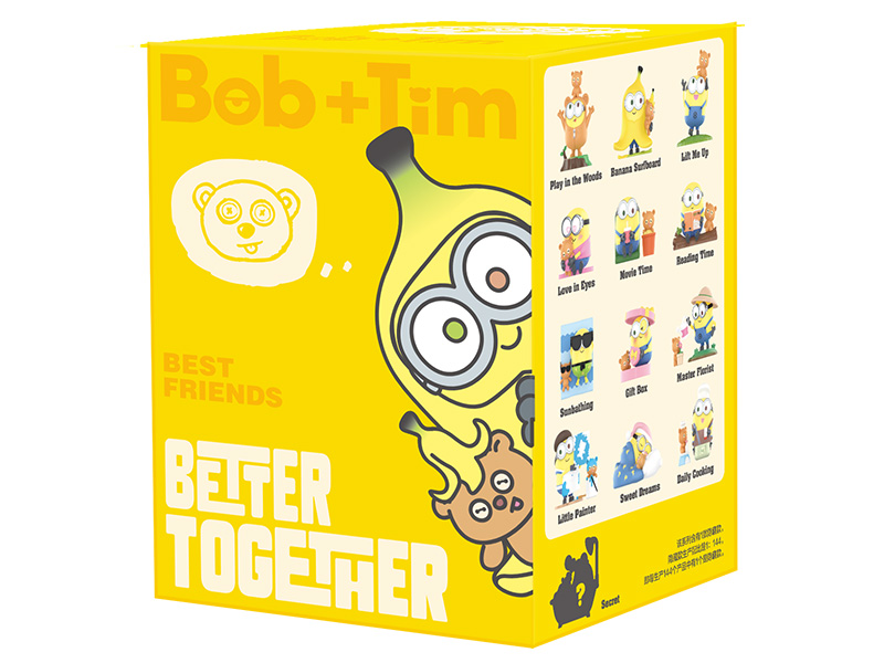 pop mart ミニオンズ bob tim better together