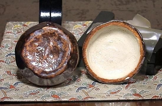 京焼・清水焼 聚楽焼 吾唯足知 香合 在銘 共箱 無傷 保証。 京焼