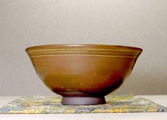 三浦常山 佐渡無名異焼 朱泥 後手茶注 共箱 共布 栞 / 急須 三浦常山