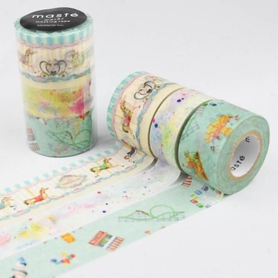 海外マスキングテープ巻売りまとめ売り 風景マスキングテープセット③
