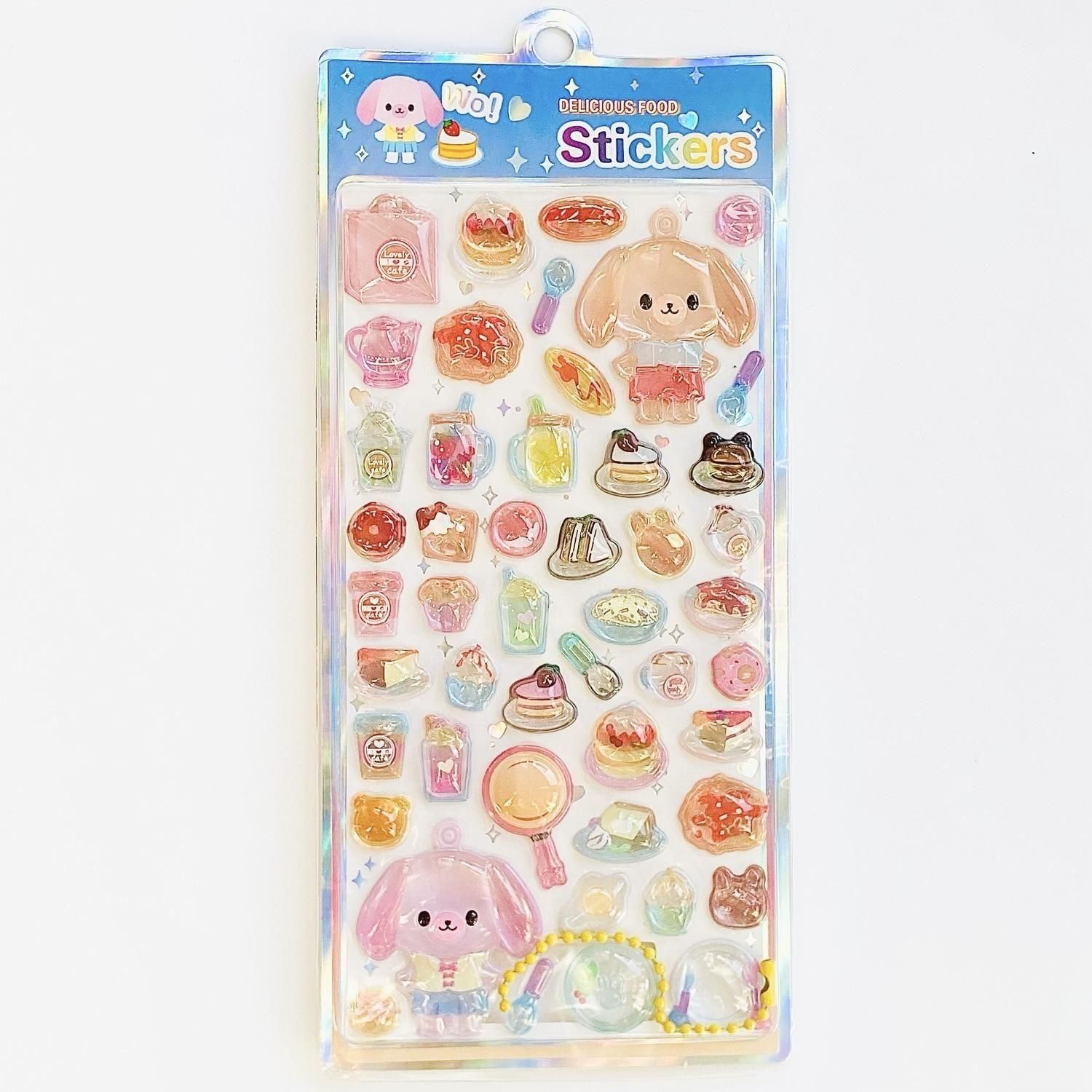 DROP SEAL(ボンボンドロップシール) DELICIOUS FOOD Stickers ウサギ