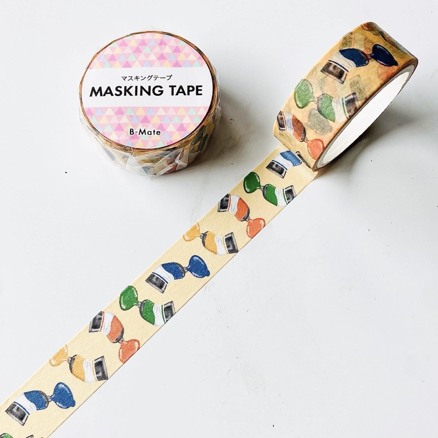 WORLD CRAFT(ワールドクラフト) マスキングテープ B-Mate 絵の具 YMK