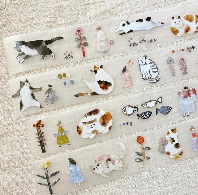 Pion PETテープ Cat girl pion-041