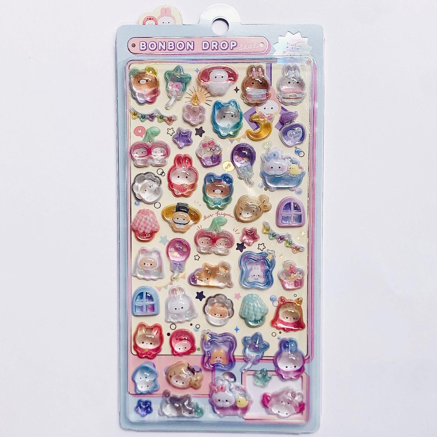 Q-lia(クーリア) BONBON DROP SEAL(ボンボンドロップシール) きぐるみ