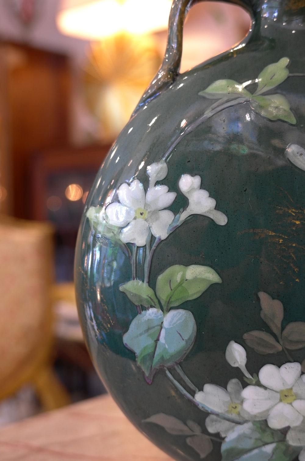 アールヌーボー 花瓶 オプタ・ミレー作アンティーク LIBERTY リバティ