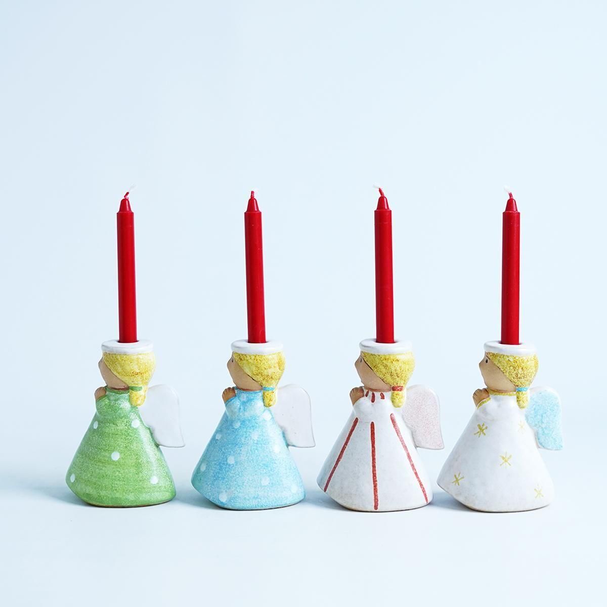 Lisa Larson（リサラーソン）CANDLE HOLDER ANGEL SMALL - dieci