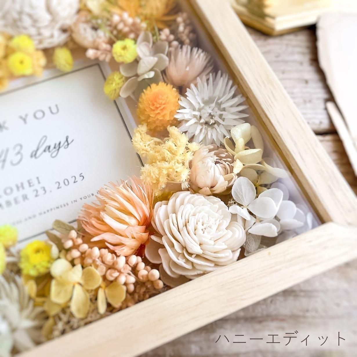 フラワーフォトフレーム（8colors） - airaka｜花飾りのアトリエ