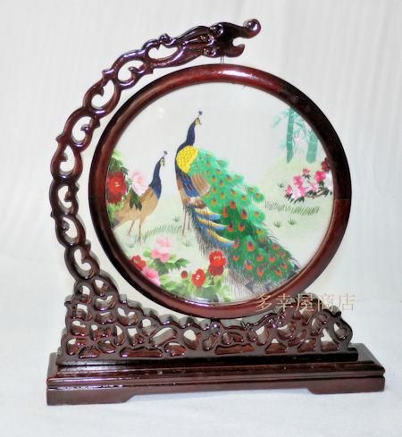 蘇州刺繍 刺繍絵 中国伝統服 額入り 中国美術 蘇州刺繍 壽畫圖 猫