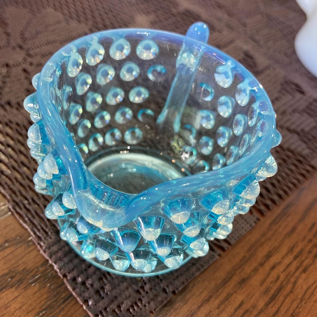 フェントン 人気ホブネイル トパーズオパールセント ウランガラス