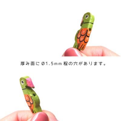 11 ロング 自然素材 ウッドクライミング インコ ガジガジバードトイ 11