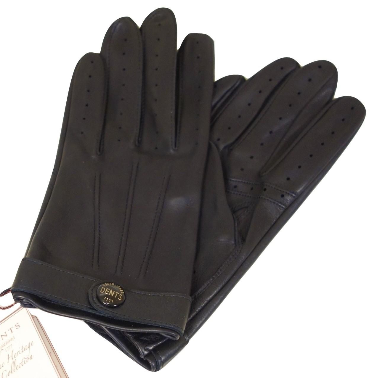 DENTS ブラック レザー グローブ スペクターモデル DENTS ブラック