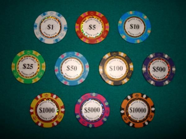 ポーカーチップ☆モンテカルロ・ミリオンズ☆特注セット 楽天市場