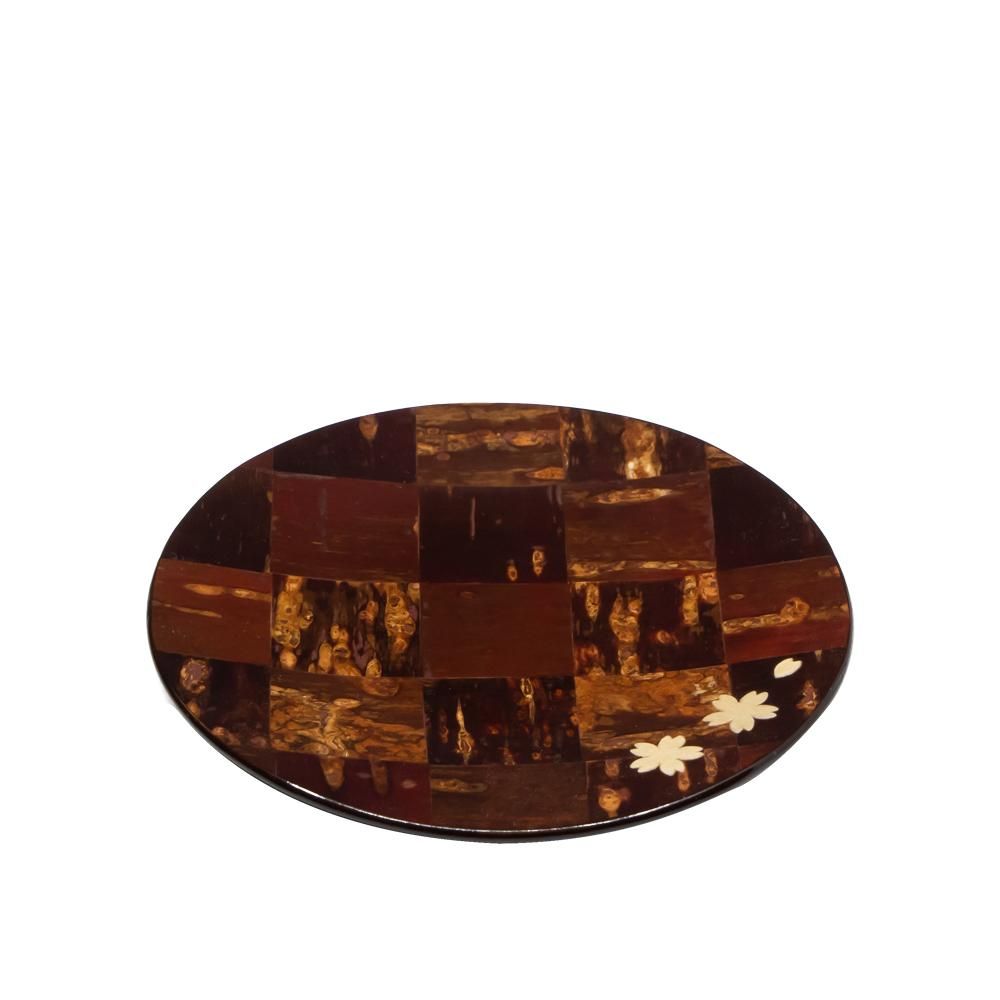 秋田伝統的工芸品 樺細工 銘々皿 春秋 5客セット 秋田伝統的工芸品 樺