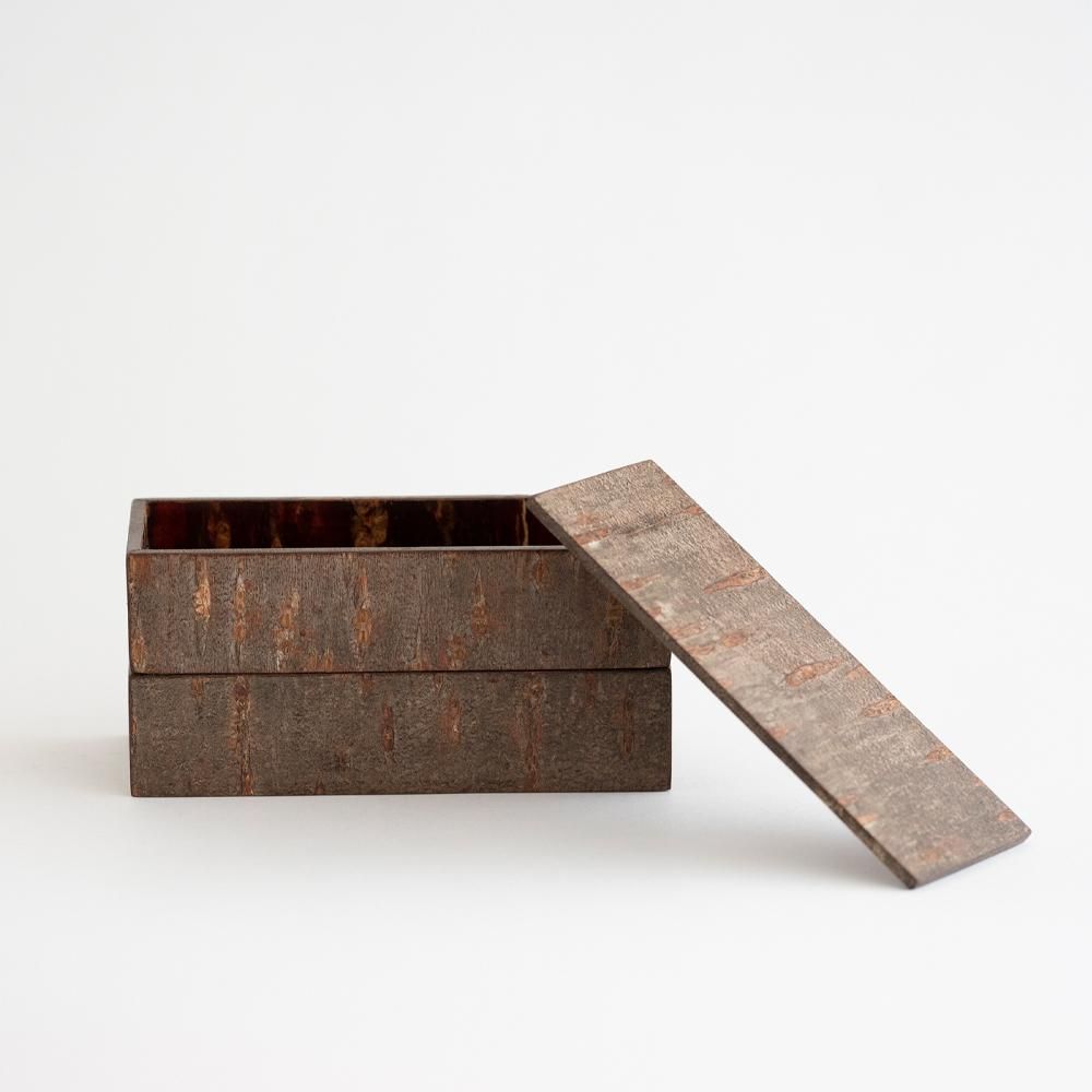 樺細工・総桐二段整理箱・1点物 樺細工・総桐二段整理箱・1点物