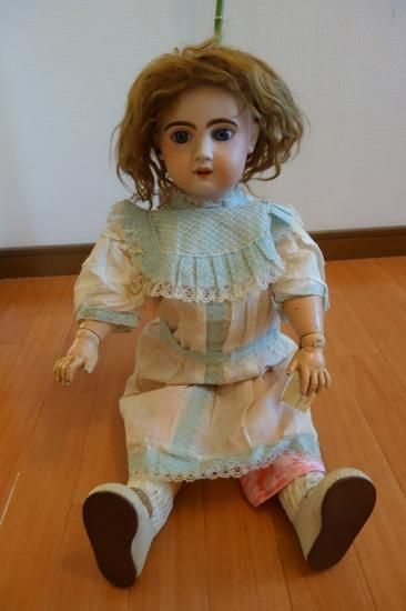 即納！大きなビスクドール アンティーク テート ジュモー Tete Jumeau