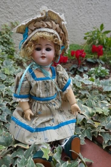 アンティーク シモンハルビック ファッションビスクドール 陶器手脚