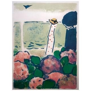 カシニョールリトグラフ 33/150 女性のいないリトグラフは希少です