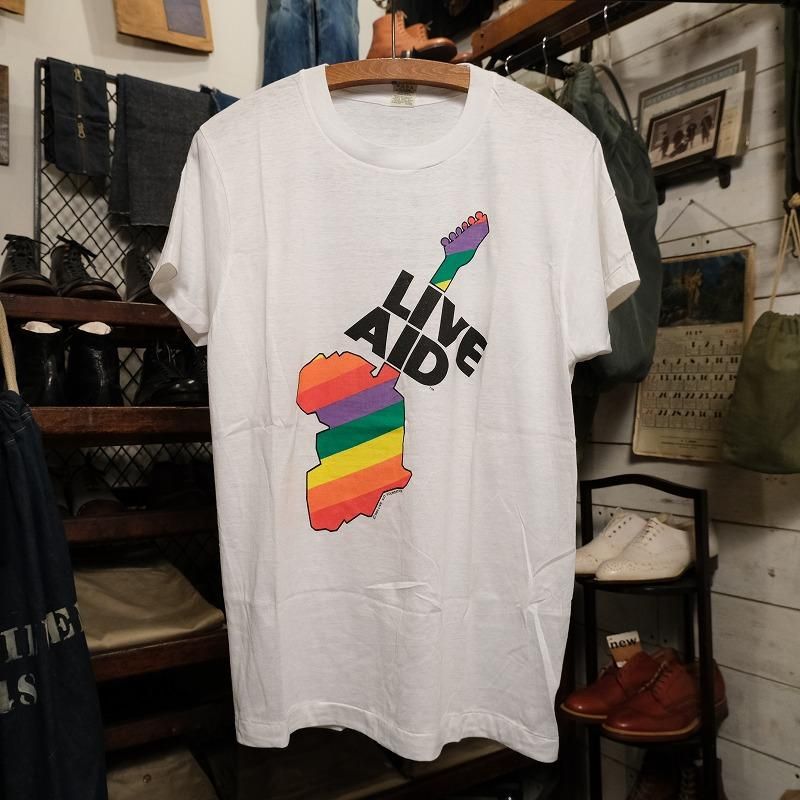 1985's LIVE AID T-SHIRT - Cocky Crew Store -Antiques & Old