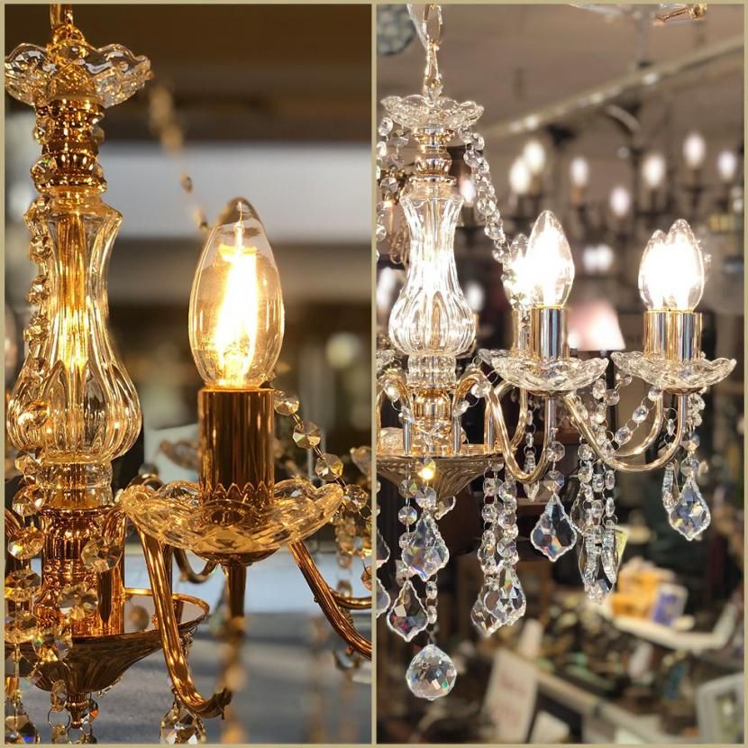 Francfranc シャンデリア ゴールド 8灯 アントイン シャンデリア 8灯