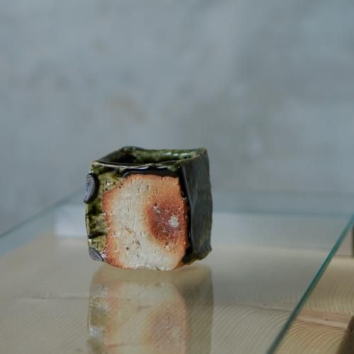 織部ぐい呑 陶芸家 金本卓也【Galleryてとて】