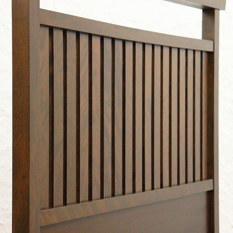 昭和初期のアンティーク和風衝立 木の温もり