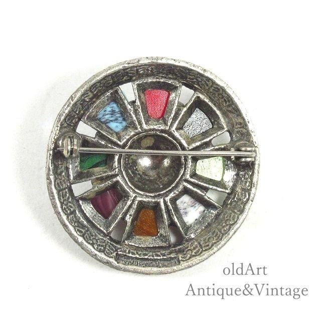 英国製ヴィンテージMIRACLEブローチ 高いデザイン性