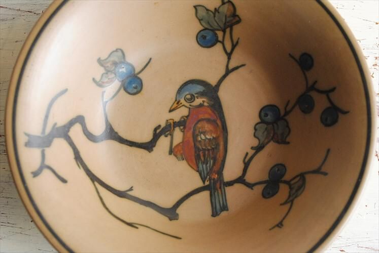 デンマーク製ヴィンテージ陶器ボウル 郷愁感漂う美