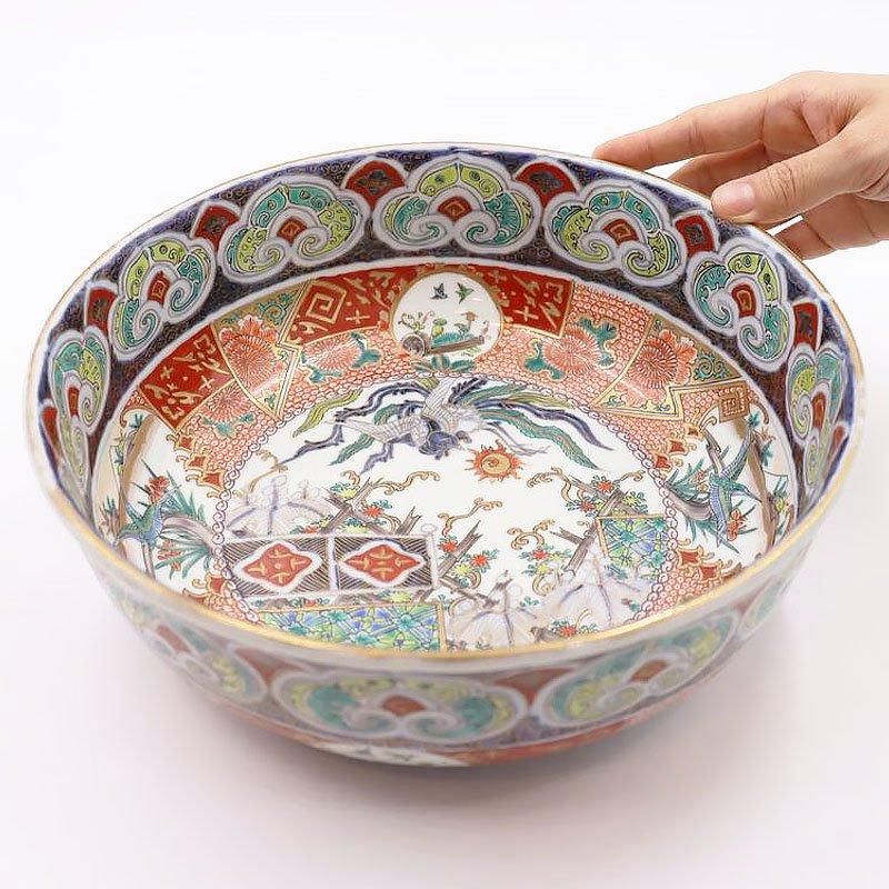 古伊万里 伊万里 色絵 金襴手 大鉢 アンティーク伊万里 蔵出し 鑑賞