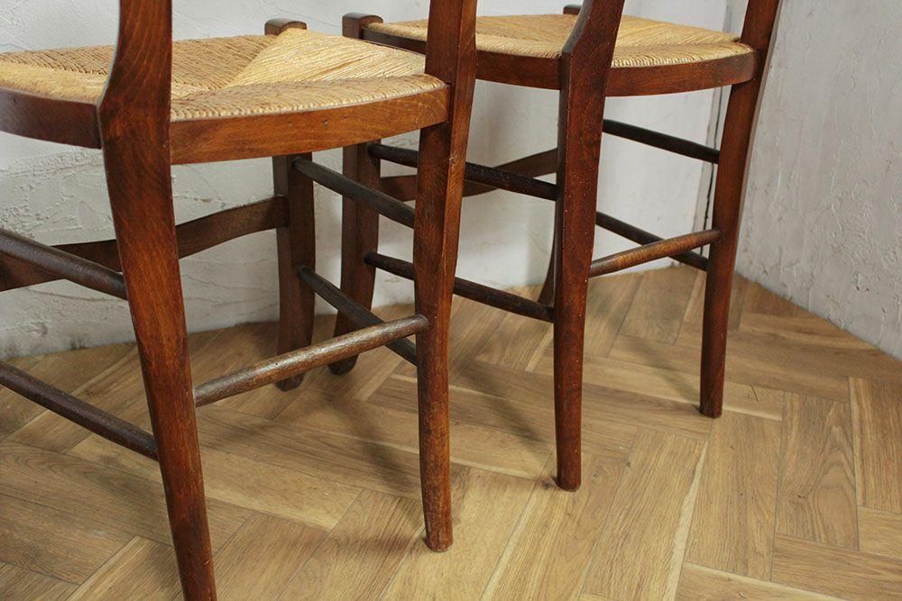 アンティーク バルーンバックチェア/ラッシュシート - アンティーク