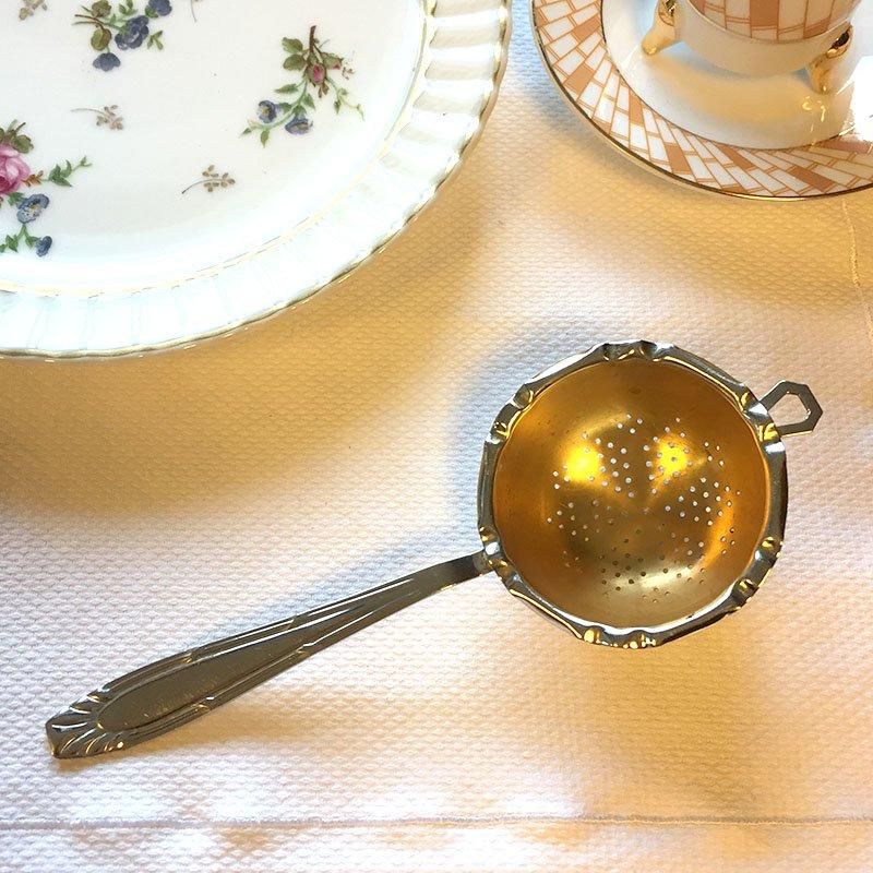 ドイツ】天使のティーストレナー【シルバープレート】15cm ドイツ