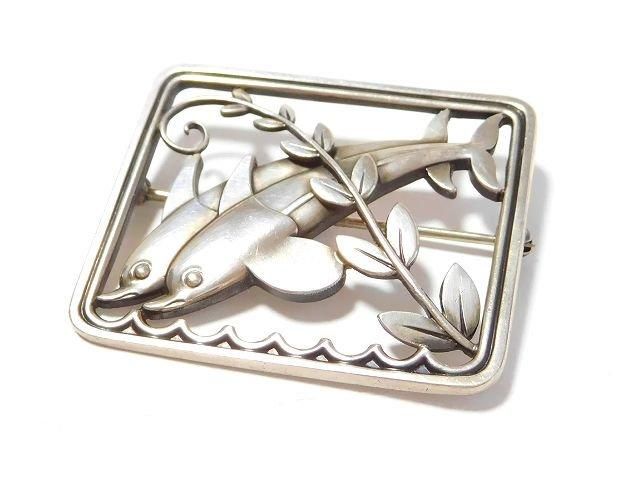 ☆希少 ジョージ ジェンセン アメーバ ブローチ 315 ヴィンテージ