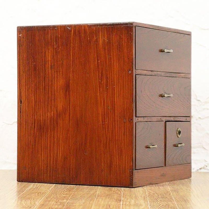 昭和初期のアンティーク小物入れ」日本製シンプルデザイン