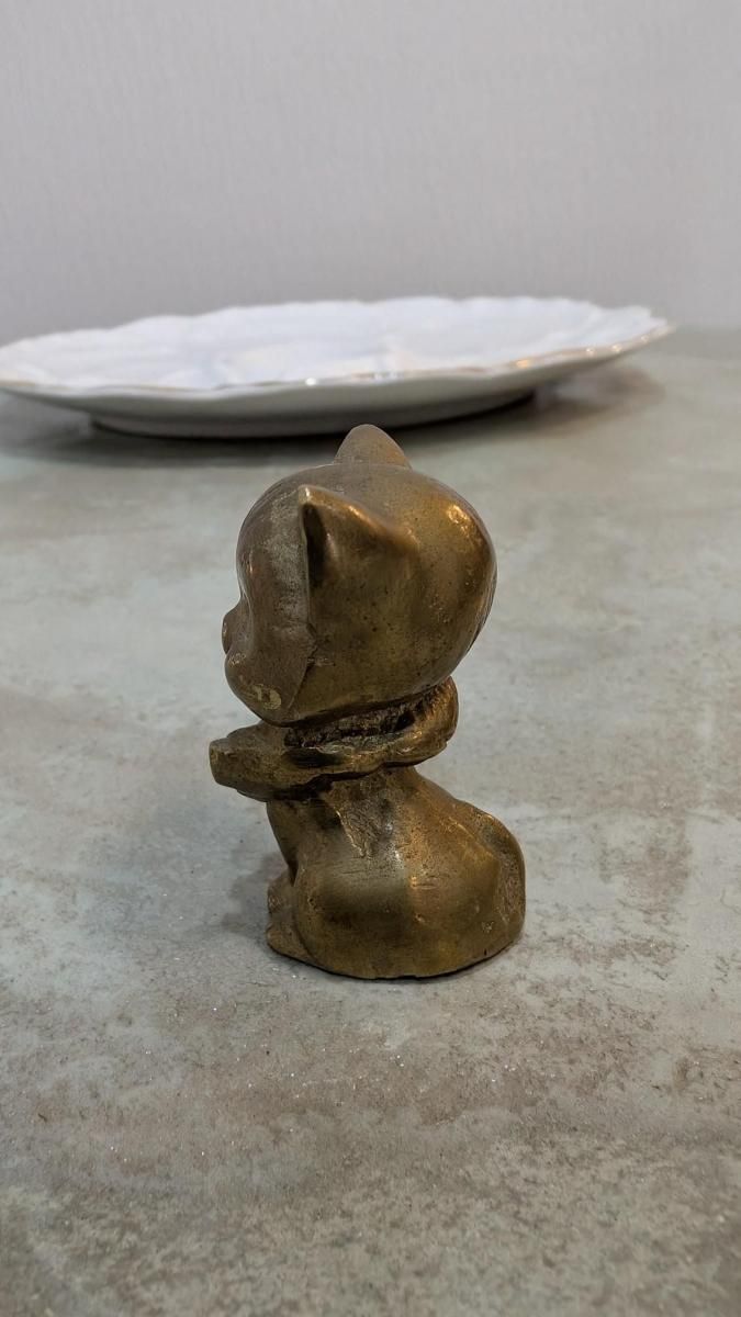 ギリシャ土産 古代風置物 真鍮製 008 真鍮 置物 カタツムリ ビンテージ