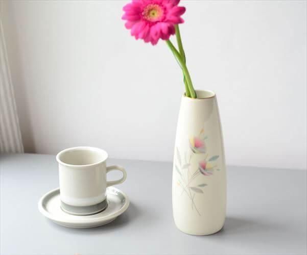 ひび割れたマルチカラー花瓶 3個セット ドイツ製アンティーク花瓶 色