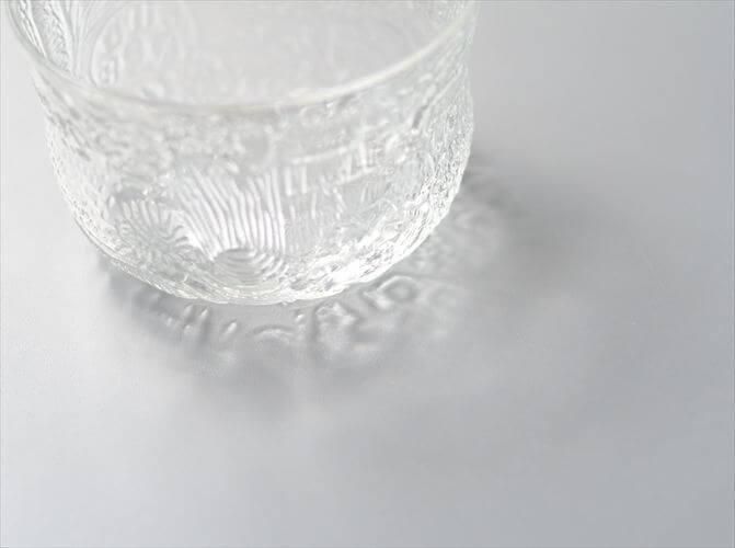 北欧のファウナ ガラスボウル 9cm 自然な動物と植物 アート